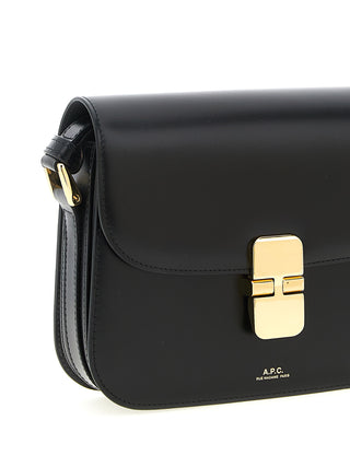 Black Cowhide Crossbody Bag