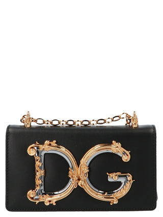 Black Calfskin Crossbody Bag