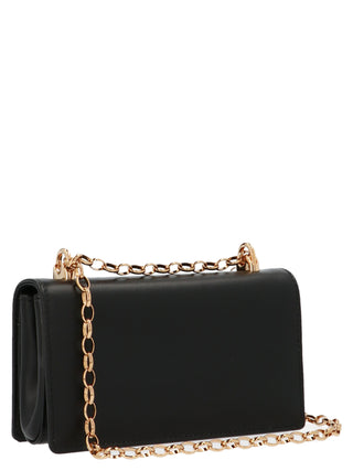 Black Calfskin Crossbody Bag