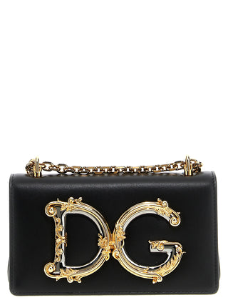 Black Calfskin Crossbody Bag