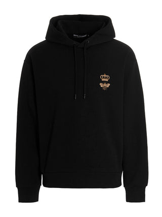 Sudadera de algodón negro