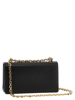 Black Calfskin Crossbody Bag