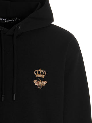 Sudadera de algodón negro
