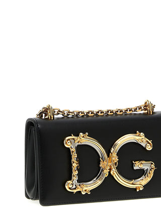 Black Calfskin Crossbody Bag