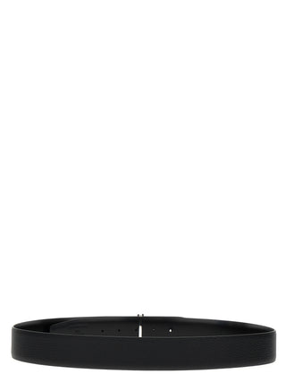 Black Calfskin Regular Belt