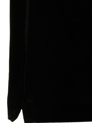 Black Cotton Polo Shirt