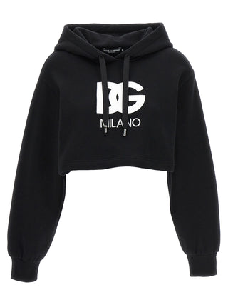Black Cotton Hoodie