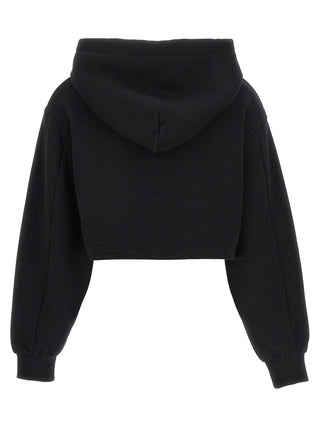 Black Cotton Hoodie