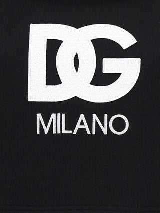 Black Cotton Hoodie