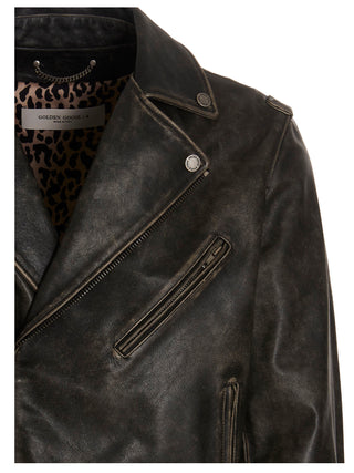 Black Calfskin Leather Jacket