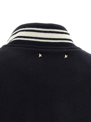Blue Virgin Wool Bomber