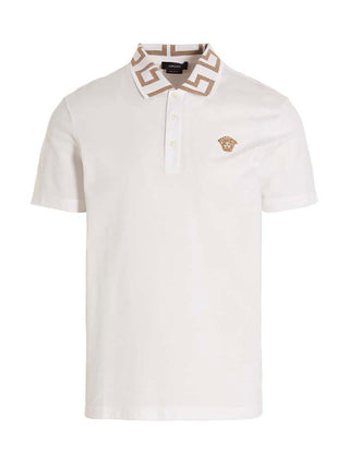 White Cotton Polo Shirt