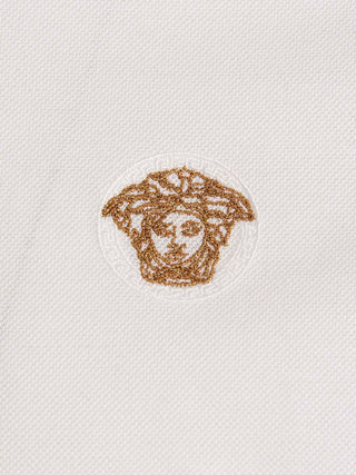 White Cotton Polo Shirt