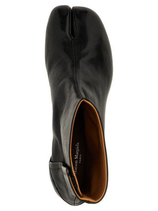 Botines de cuero de cordero negros