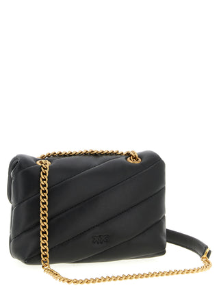 Black Lamb Leather Crossbody Bag