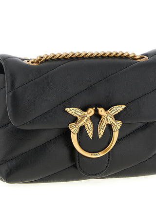 Black Lamb Leather Crossbody Bag