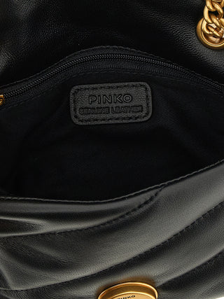 Black Lamb Leather Crossbody Bag