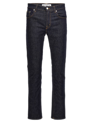 Blue Cotton Jeans Denim