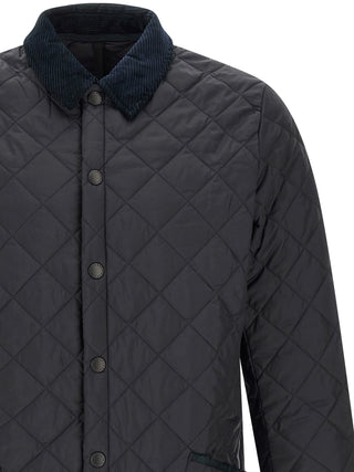 Blue Polyamide Full-Length Jacket