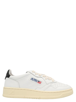 Bicolor Cowhide Low Top Sneakers