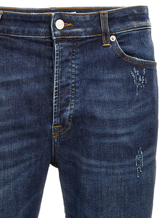 Blue Cotton Jeans Denim