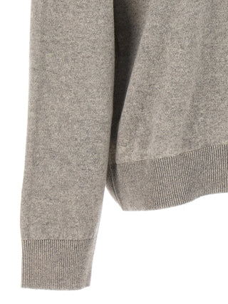 Gray Cashmere Cardigan
