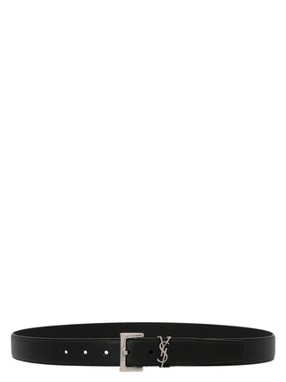 Black Calfskin Regular Belt