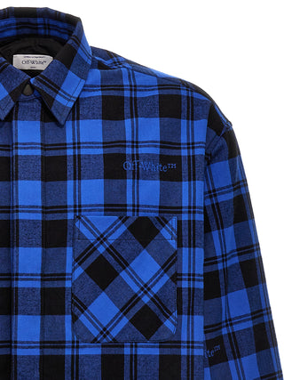 Blue Cotton Pattern Shirt