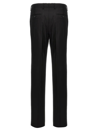 Black Virgin Wool Two-Piece Suit