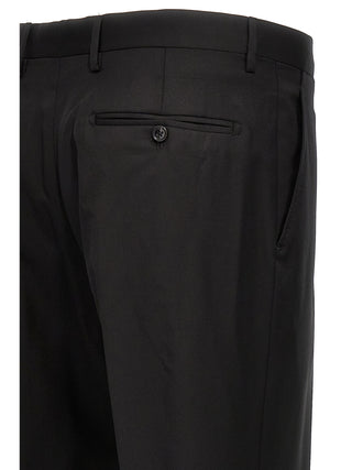 Black Virgin Wool Two-Piece Suit