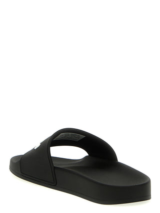 Sandalias bicolor de plástico