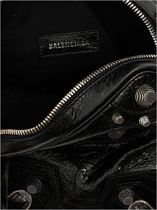 Black Lamb Leather Crossbody Bag