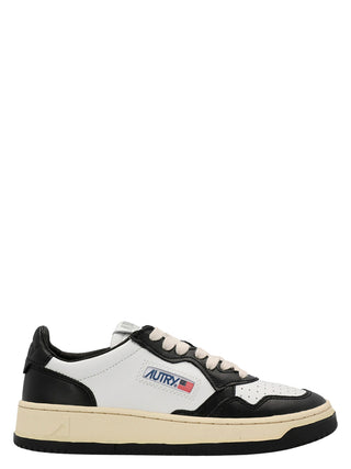 Bicolor Cowhide Low Top Sneakers