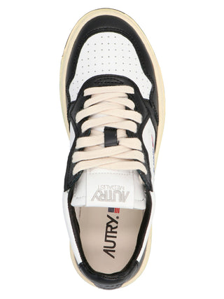 Bicolor Cowhide Low Top Sneakers