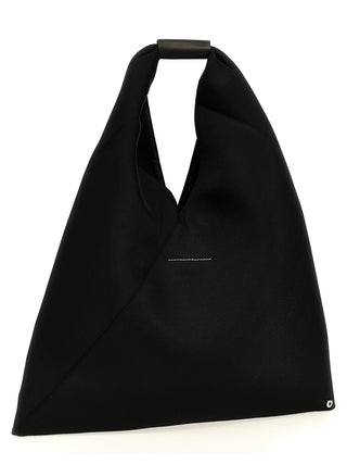 Bolso de hombro negro de poliéster