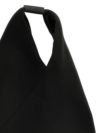 Bolso de hombro negro de poliéster