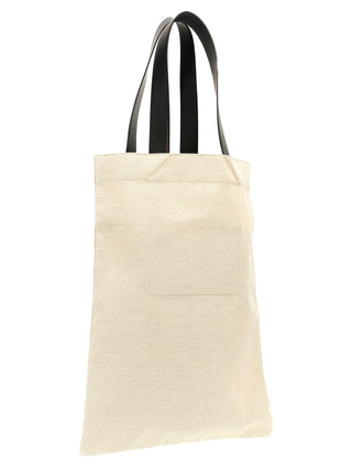Bicolor Cotton Tote Bag