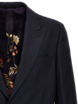 Blue Cotton Blazer