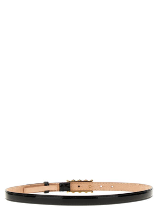 Black Calfskin Regular Belt