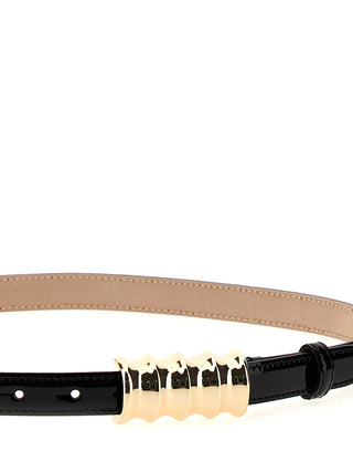 Black Calfskin Regular Belt