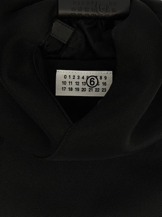 Black Polyester Shoulder Bag