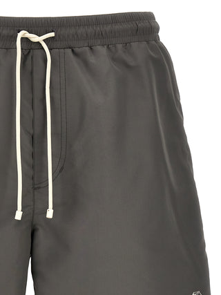 Gray Polyester Sportswear
