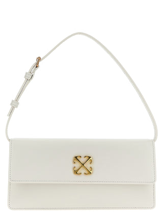 Bolso de hombro de becerro blanco
