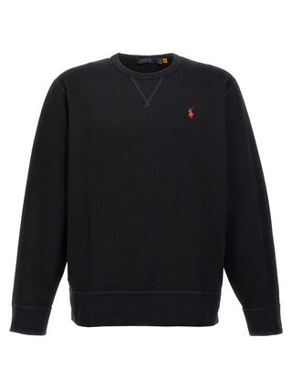 Black Cotton Sweatshirt