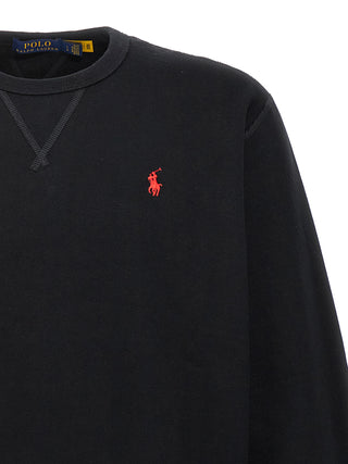 Black Cotton Sweatshirt