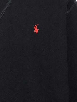 Black Cotton Sweatshirt