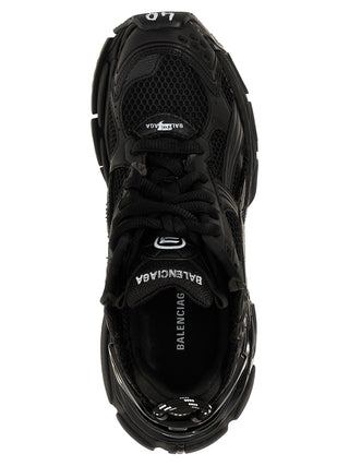 Zapatillas deportivas atléticas de poliéster negro