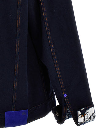 Blue Cotton Denim Jacket