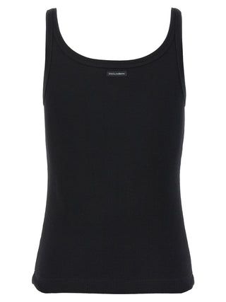 Black Cotton Tank Tops