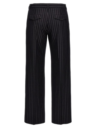 Blue Wool Dress Pants
